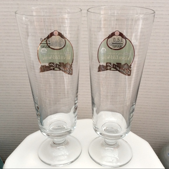 🇩🇪 Georg Schneider’s Edel-Weisse Beer glasses - Picture 3 of 5